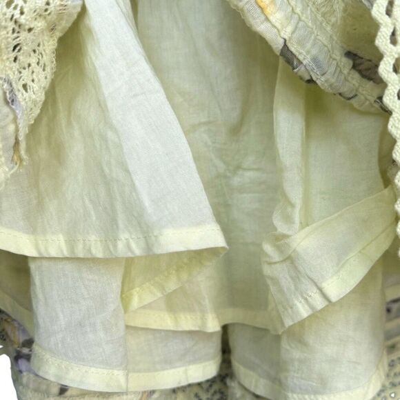 Aerie Rock 'n' Ruffle Floral Ruffle Tiered Mini Skirt XS Boho Fairy Coquette Y2K - Picture 6 of 9